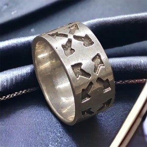 Ring 16.2 mm size. 51 Vintage women&#39;s ring silver ring women&#39;s 925 silver