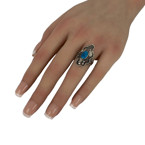 Ring 16,6 mm Gr. 52 Silberring 925er Silber Damen… - image 4