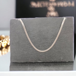 Silver chain 40 cm 925 silver vintage chain design patina women&#39;s gift idea necklace women&#39;s chain