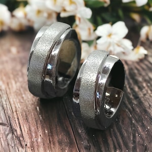 Hinged hoop earrings 925 silver foldable brushed design retro timeless vintage