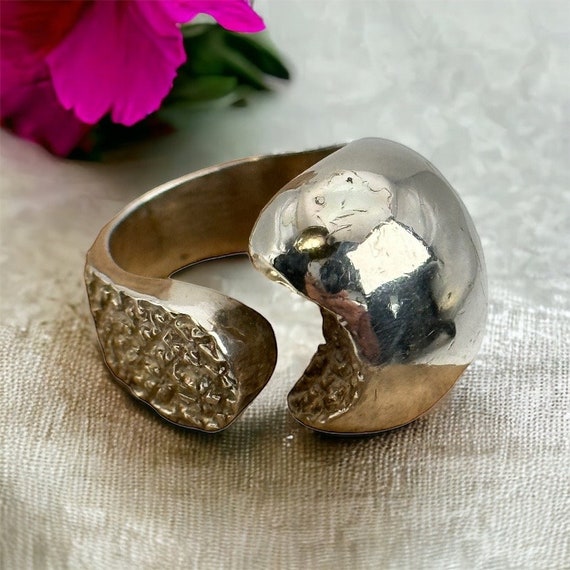 Taille de la bague 16 2 mm. 51 Bague design vintage Bague en argent 835 pour femme Bague en argent design cadeau patine femme Etsy France