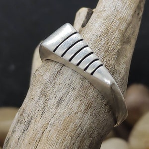 Ring 18.1 mm size. 57 silver ring 925 women&#39;s ring silver vintage women&#39;s retro pattern