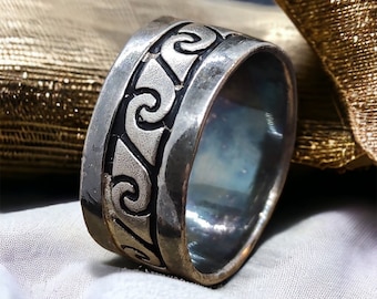 Bague En Argent Moderne - Taille 50 - Occasion - Bon état