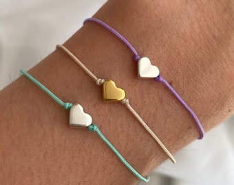 Armband "HERZ", Freundschaftsarmband, Mama, Beste Freundin, zierlich, minimalistisch