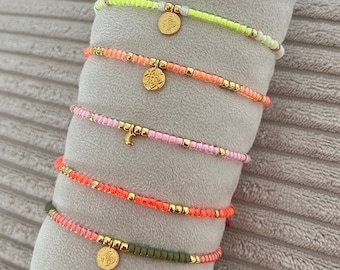 ARMBAND - IBIZA Kollektion - boho, fein, neon