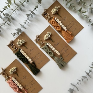 Custom Name Keychain | Bachelorette Party | Bridesmaid Gift Card | Tie The Knot Gifts | Wedding Keychains | Maid of Honor Gift