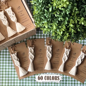Personalized Boho Bridal Shower Favors in Bulk, Bridesmaid Gifts, Tie The Knot Gifts, Wedding Gifts for Guests, Boho Baby Shower Favors