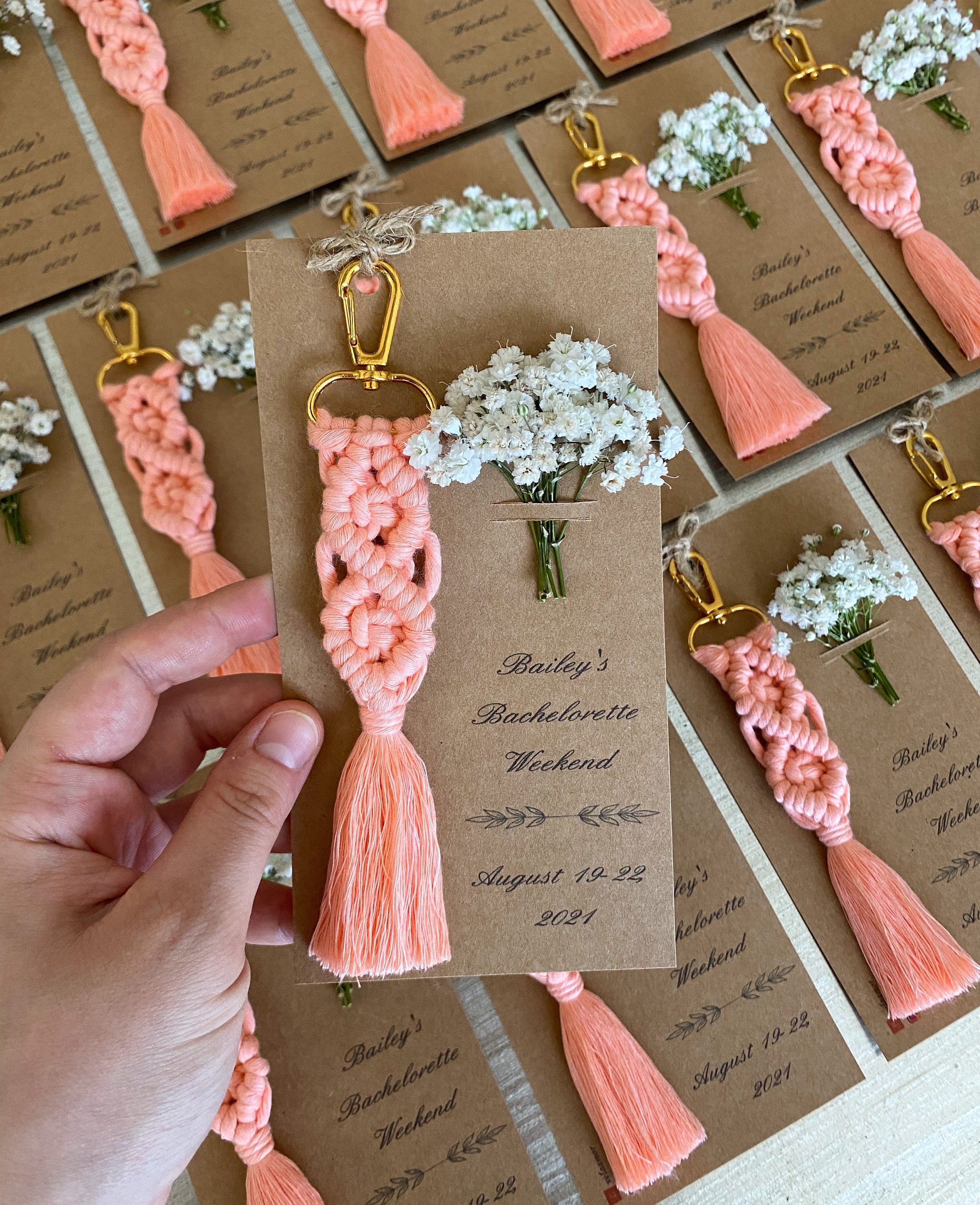 Personalized Wedding Favors for Guests Boho Bridal Shower Etsy