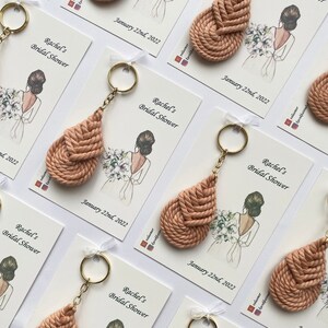 These keychains are custom made. The thread I use in the macrame keychain is 100% cotton. The knitting is done tightly and regularly. Thus, there is absolutely no opening or disintegration in the keychain.