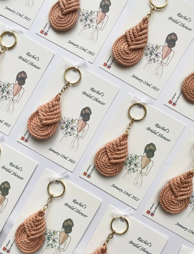 These keychains are custom made. The thread I use in the macrame keychain is 100% cotton. The knitting is done tightly and regularly. Thus, there is absolutely no opening or disintegration in the keychain.