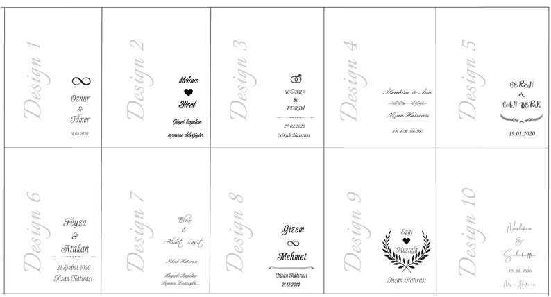 Customizable card designs.