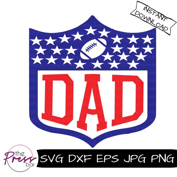 NFL Dad SVG Cut File Dxf Eps Jpg PNG | Etsy