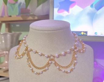 Collier de perles | Collier fait main | Collier de perles