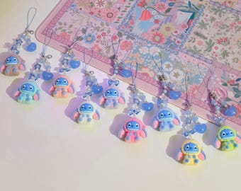 Stitch pour téléphone portable | charms pour téléphone | Téléphones portables Stitch | Mignons porte-clés