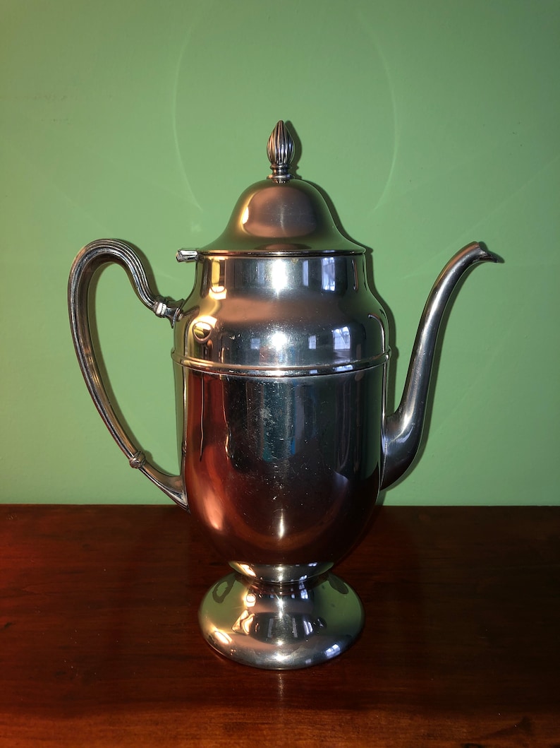 Elegant Silver-Plate Coffee Set