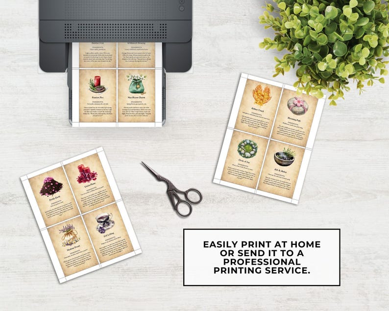 Beltane Grimoire Spell Pages, Printable May Day Cards, Wiccan Junk ...