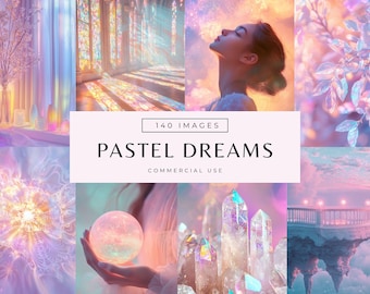 Spiritual Stock Photos, Ethereal Pink & Purple Social Media Images, Mystical Aesthetic Faceless Digital Marketing, Dreamy Pastel Photography