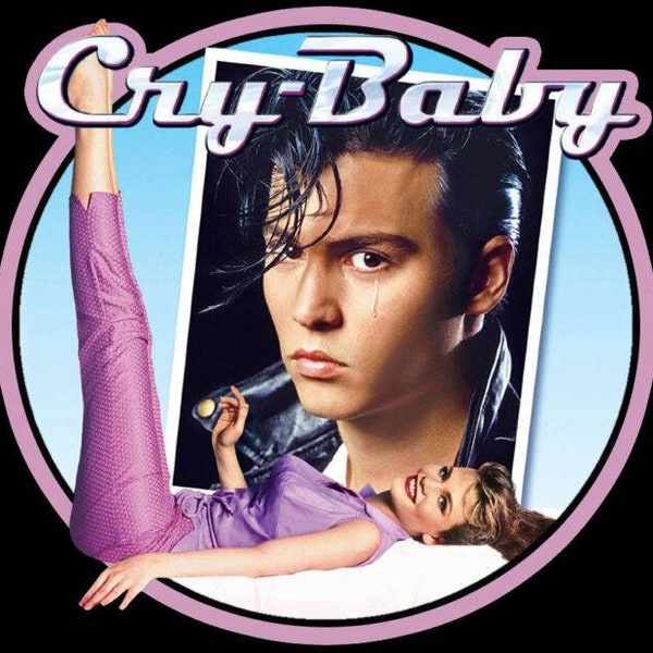 Cry Baby Johnny Depp '90s movie retro style t-shirt small to 3XL
