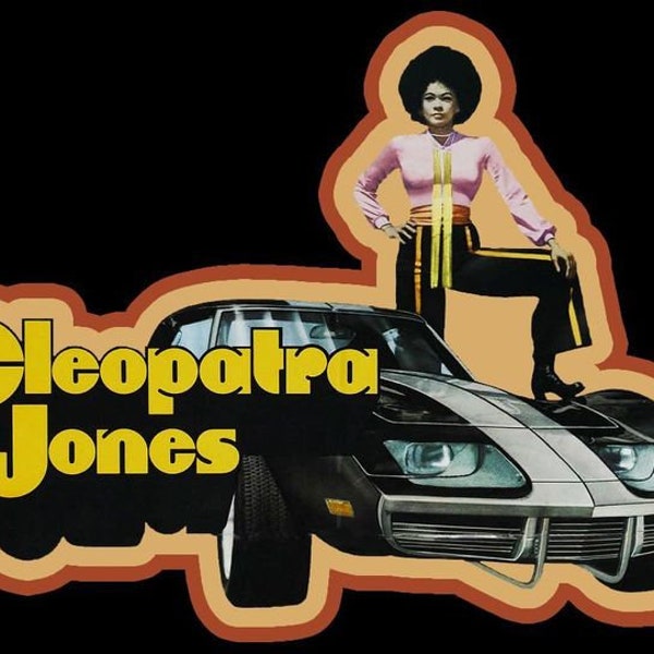 Cleopatra Jones 70s movie retro style t-shirt small to 3XL