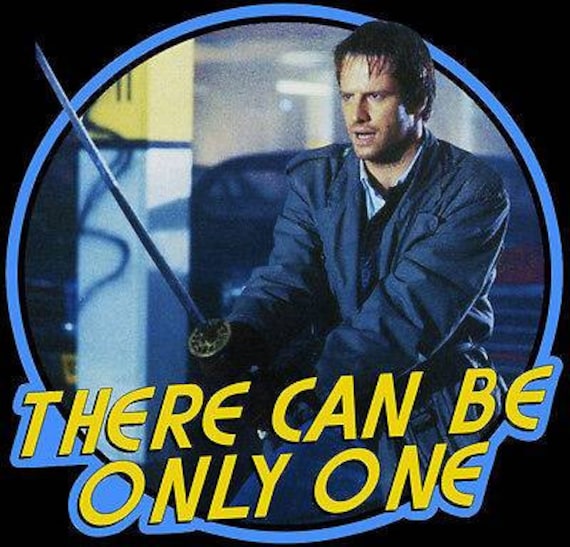 Highlander There Can Only Be One Highlander There Can Be Only One '80s Movie Retro Style - Etsy