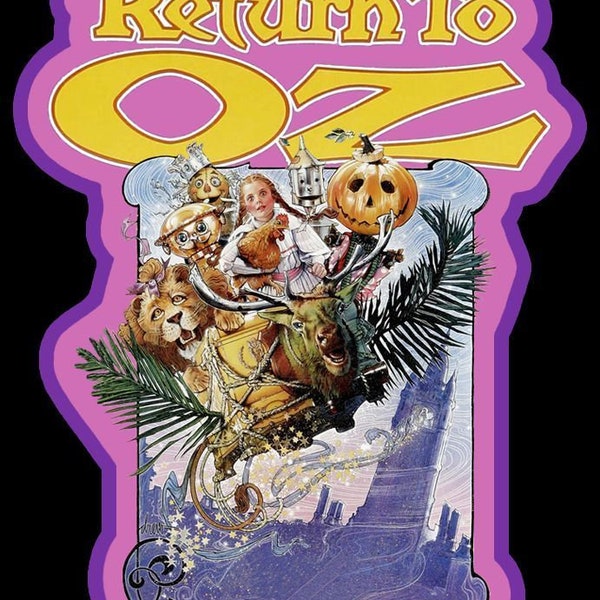 Return To Oz 80s movie retro style t-shirt small to 3XL