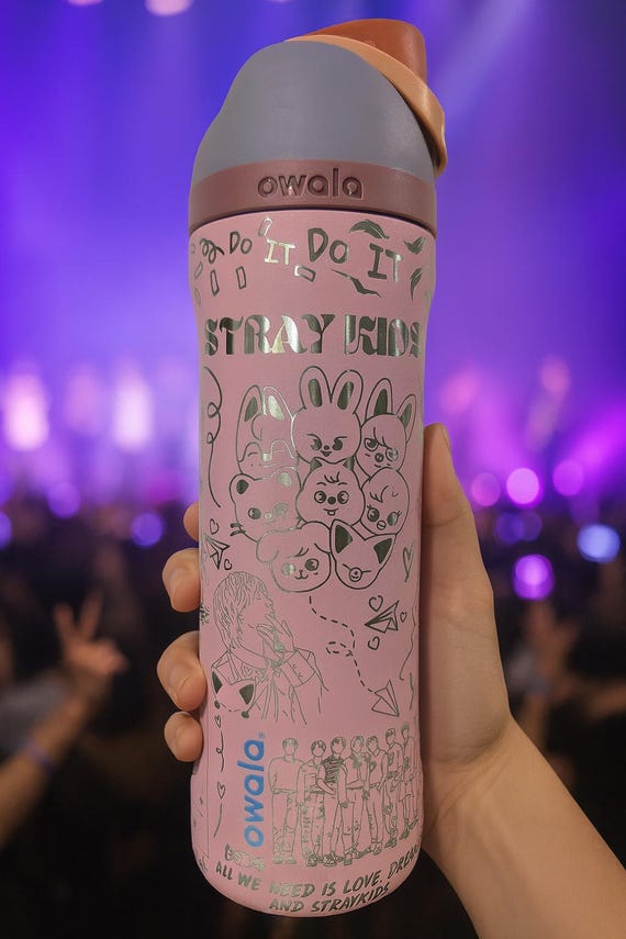 Custom Stray Kids Owala Tumbler | SKZOO, Chk Chk Boom, 0801