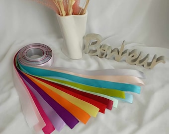 rubans pour ronde du bouquet