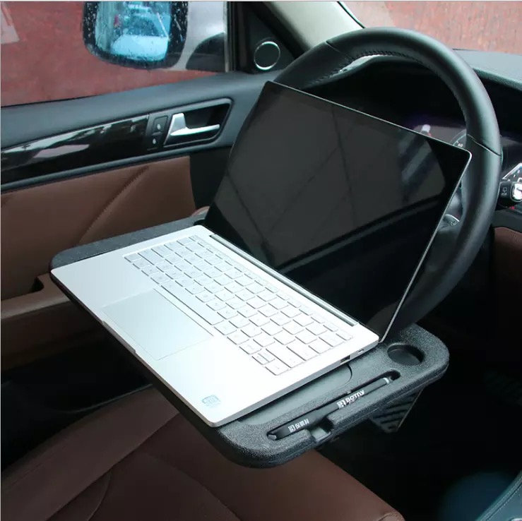 1 stück Auto Klapptisch Kleine Tischplatte Auto Lenkrad Tischplatte  Notebook Halterung Tablet Computer Tisch Tragbares Auto Esstisch Tablett