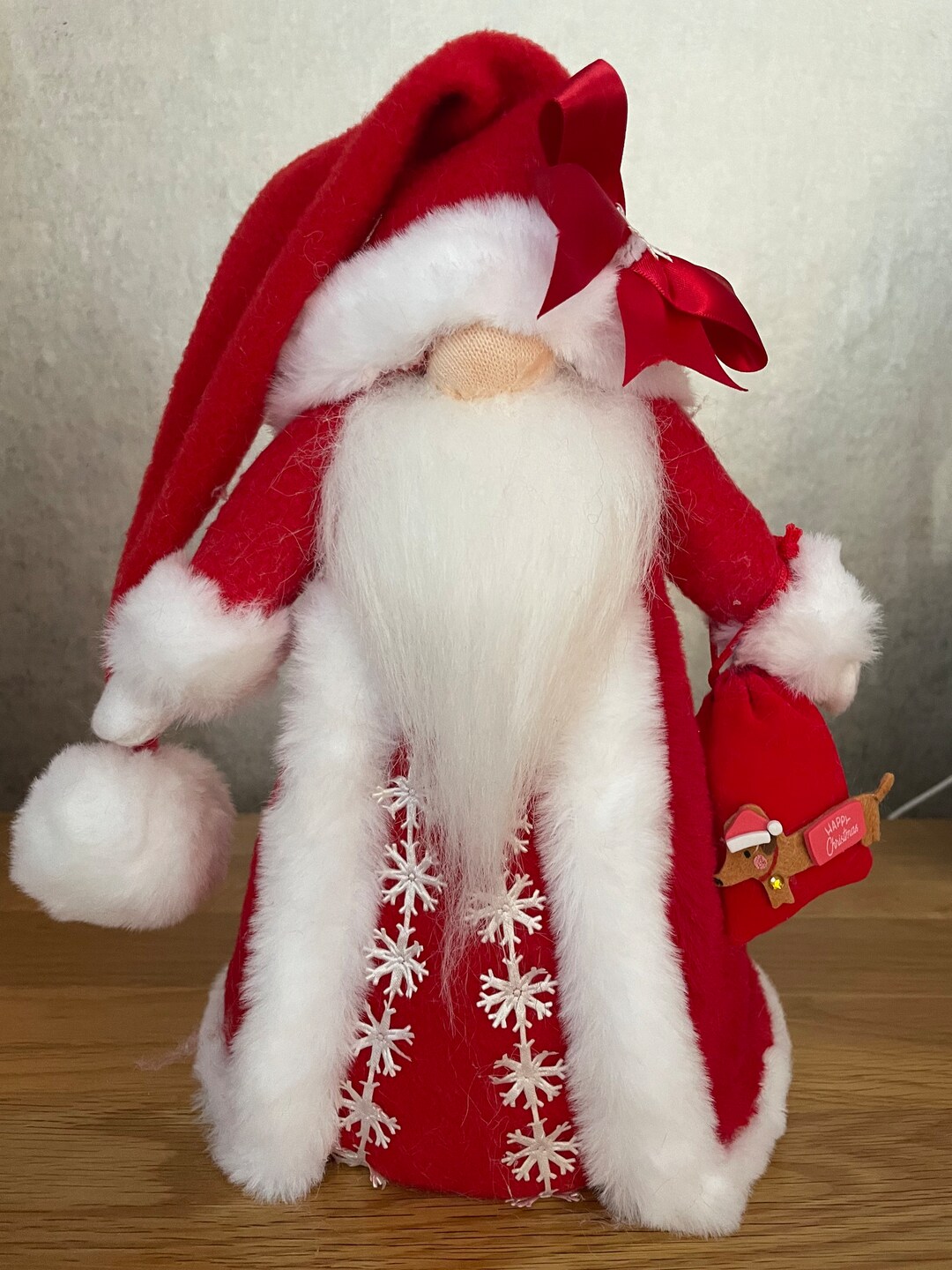 Hand Make Gonk Christmas Tree Topper Made in a Colour of Your Etsy UK