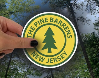 Pine Barrens New Jersey Sticker