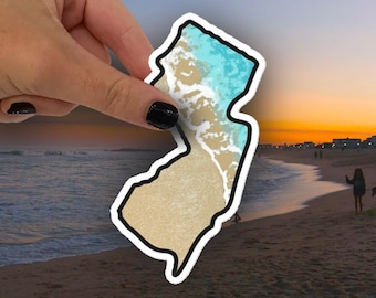 New Jersey Beach Sticker