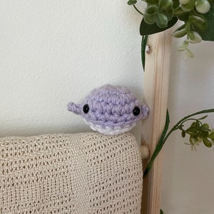 Mini Crochet Whale | Amigurumi Whale | Crochet Stuffed Whale | Whale Stuffed Animal