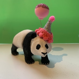 Giant panda cake topper -1st Birthday-2nd Birthday-Zoo Party-Jungle Party-Zoo Animal - Two Wild-Wild One
