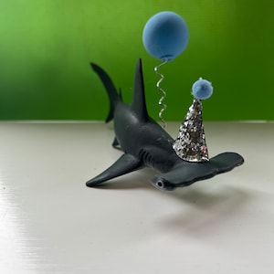 hammerhead Shark cake topper / party decoration   -1st Birthday-2nd Birthday-Under the sea Party-Boys Party-Wild Sea Animal - Two Wild