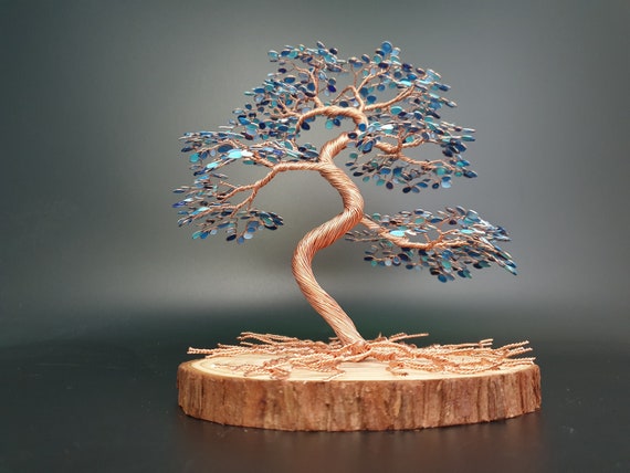 Arbol bonsai realizado en alambre - Artesanum