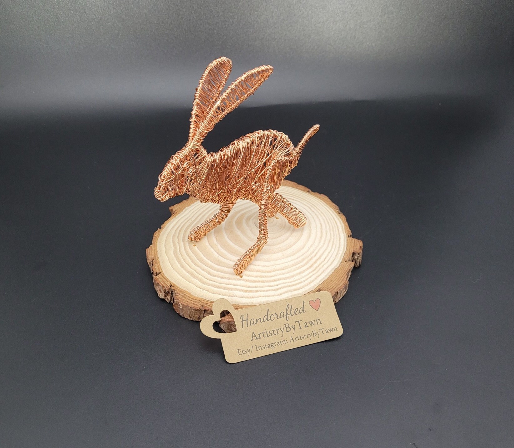 Copper The Rabbit Copper Wire Rabbit. - Etsy