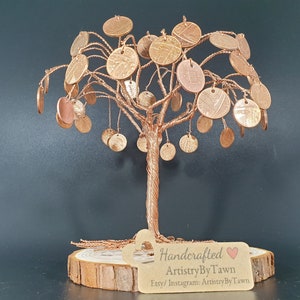 Handcrafted Copper Wire Money Tree Etsy