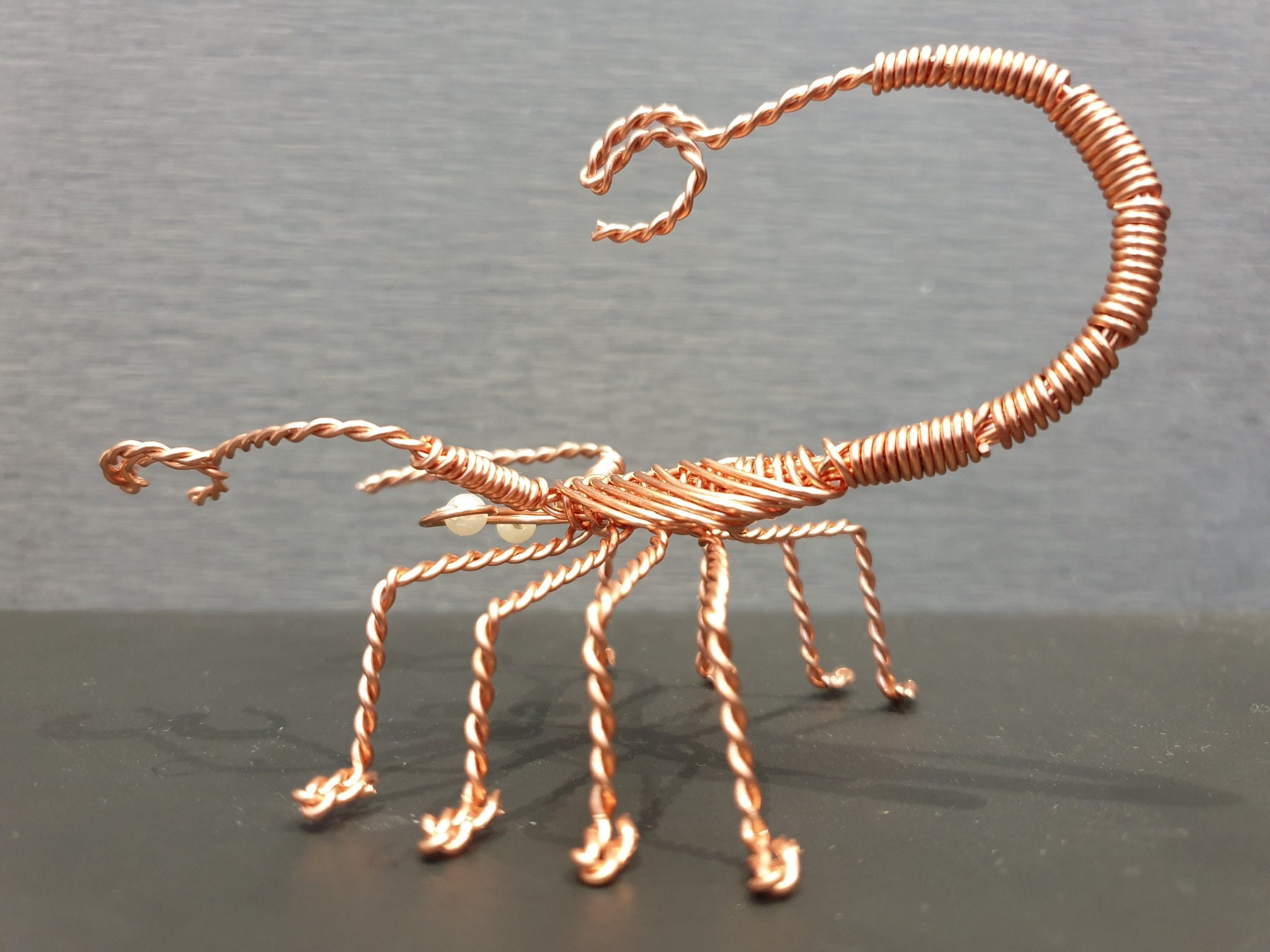 Handcrafted Copper Wire Scorpion Etsy UK