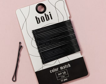 Magic - black bobby pins (25 ct), 2 inch long bobby pins, bridal bobby pins, bobby pins for thick hair