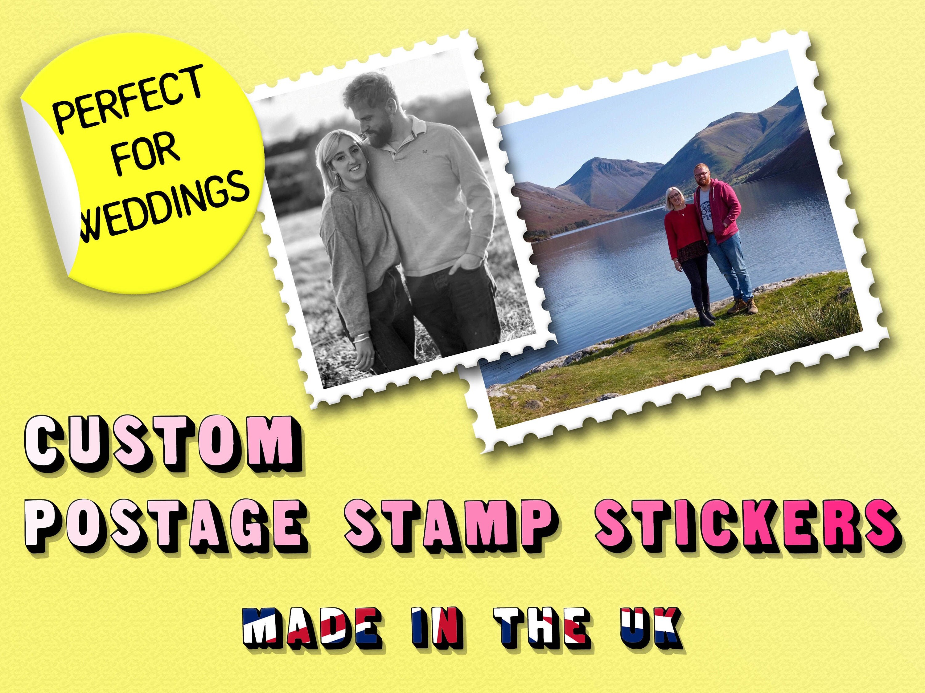 Personalised Postage Stamps Add Your Photo's or Logos to Etsy