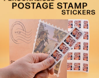 Personalised Postage Stamps - Add Your Photo's or Logos To Your Mail - Wedding Invites and Favours - Custom Stamps - Packaging and More