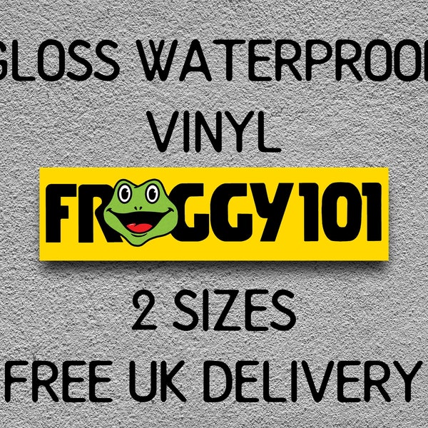 Froggy 101 Sticker - The Office - 2 SIZES - Vinyl Sticker - UK Seller - Birthday Gift - Perfect For Laptops, Desks, Lockers, Sticker Bombs