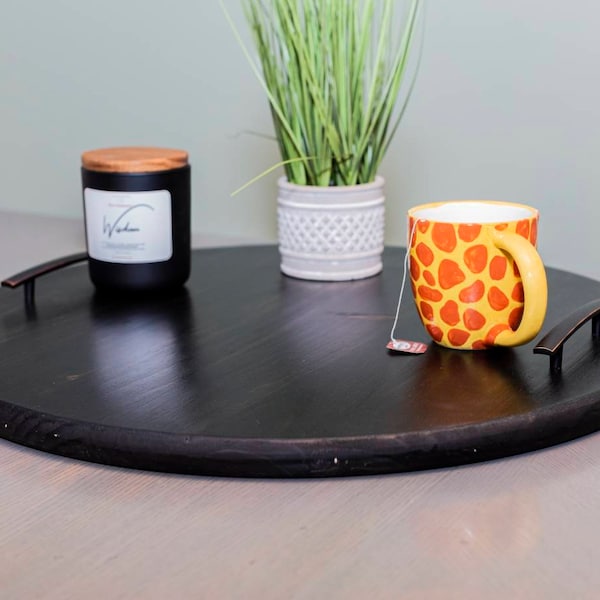 Large Round Outdoor Tray Etsy