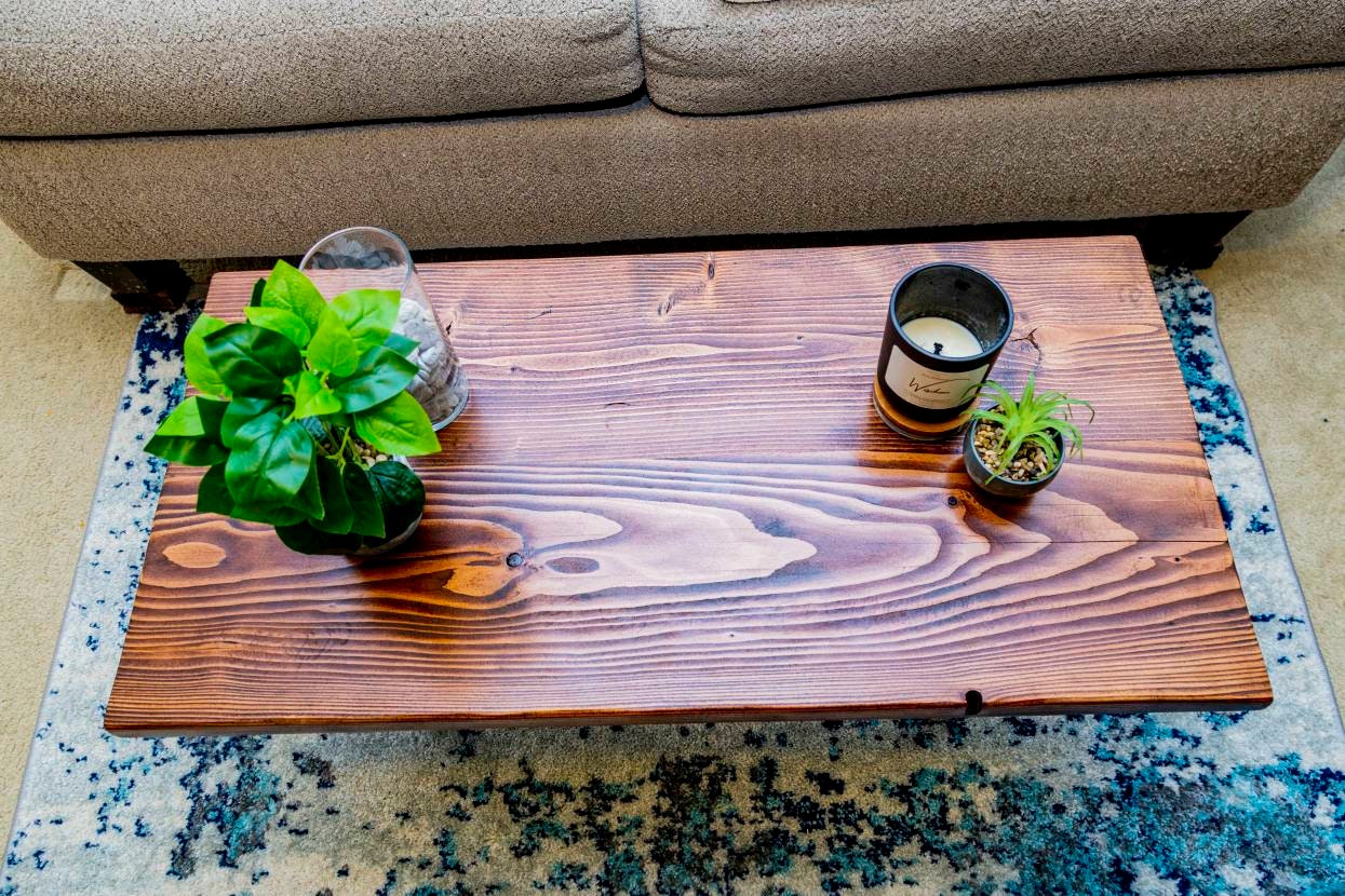 Rustic Reclaimed Wood Coffee Table - Etsy