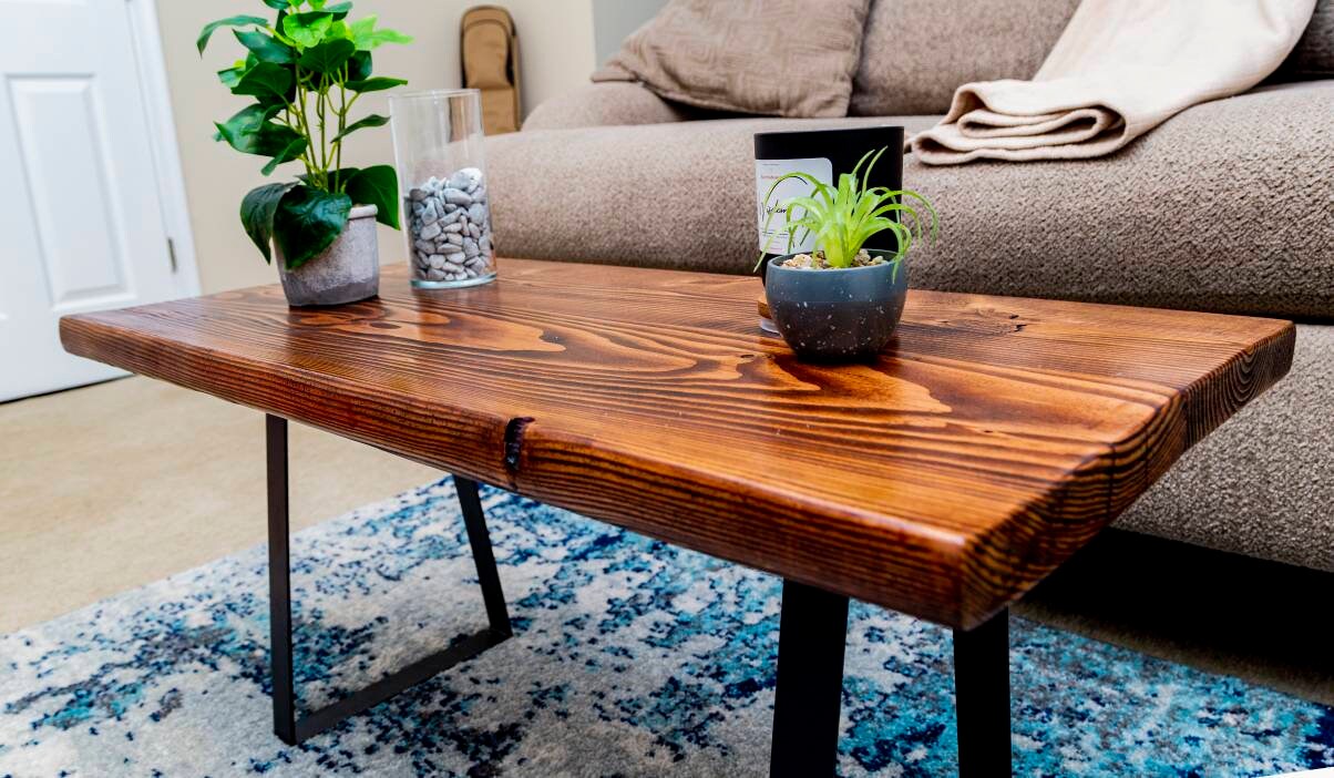 Rustic Reclaimed Wood Coffee Table - Etsy