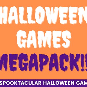 Halloween megapack The ultimate Halloween games collection 14 Halloween party games Printable Halloween games Family Halloween games image 1