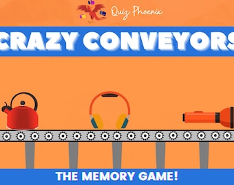 Crazy conveyors memory game | Zoom game | Icebreaker | Quarantine fun | Video chat ready for Zoom, Skype, Google meet and Microsoft Teams