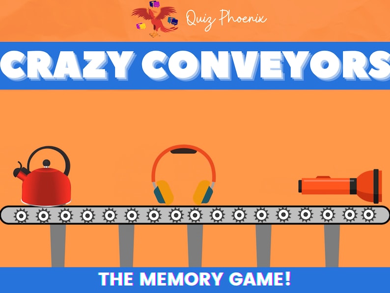 Crazy Conveyors Memory Game Zoom Game Icebreaker Quarantine Fun Video