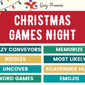 Christmas Games Night | Christmas party games | Family Christmas game | Christmas idea | Christmas game for kids | Christmas PowerPoint quiz