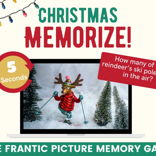 Christmas memorize game | Picture memory game | Christmas party games | Family Christmas game | Christmas idea | Christmas game for kids